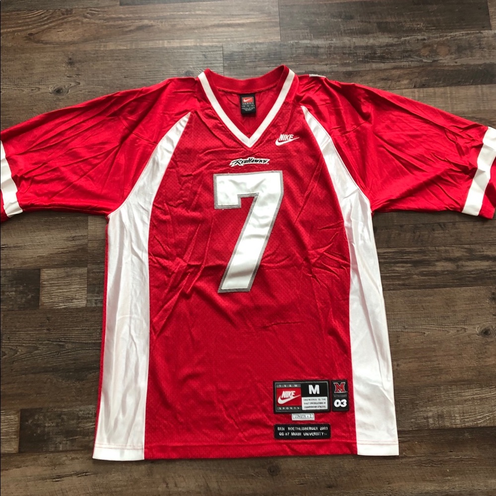 NWOT - Miami Ohio Red Hawks #7 Ben Roethlisberger Jerseys